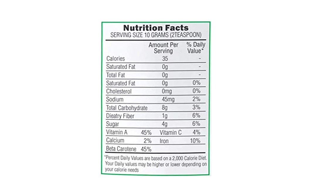 Nature's Gift Carrot Powder    Pack  400 grams